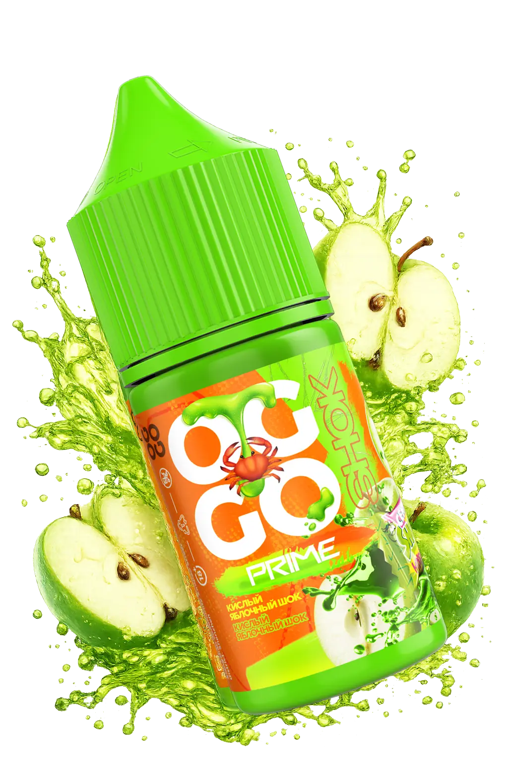 OGGO Prime Кислый Яблочный Шок