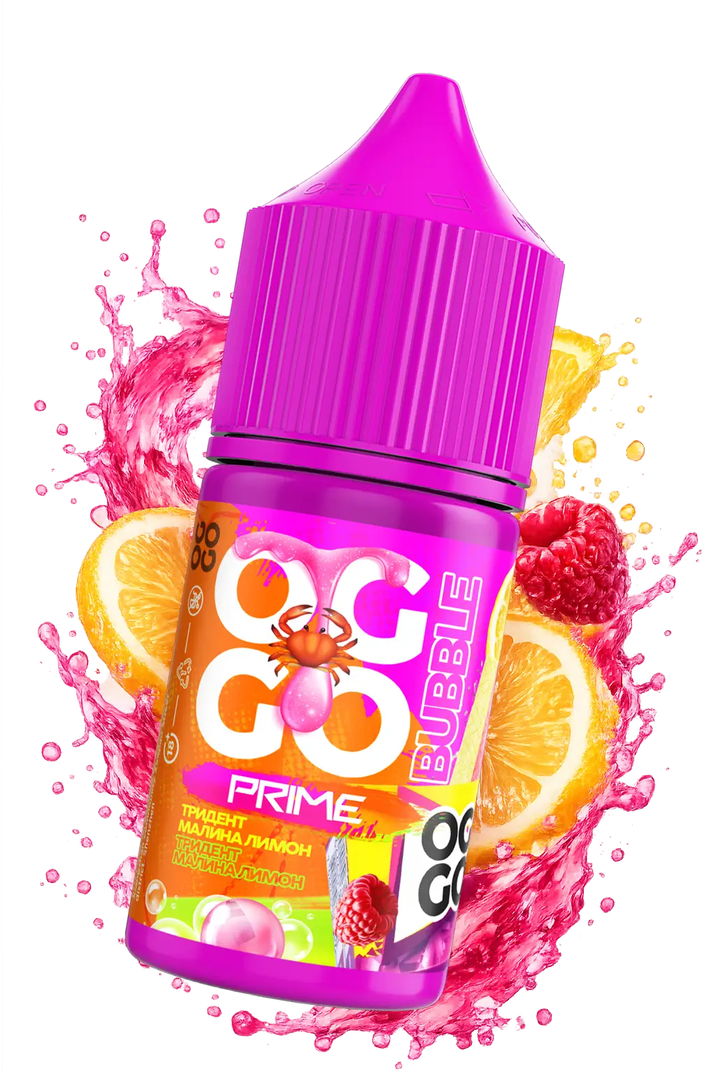 OGGO Prime Тридент Малина Лимон